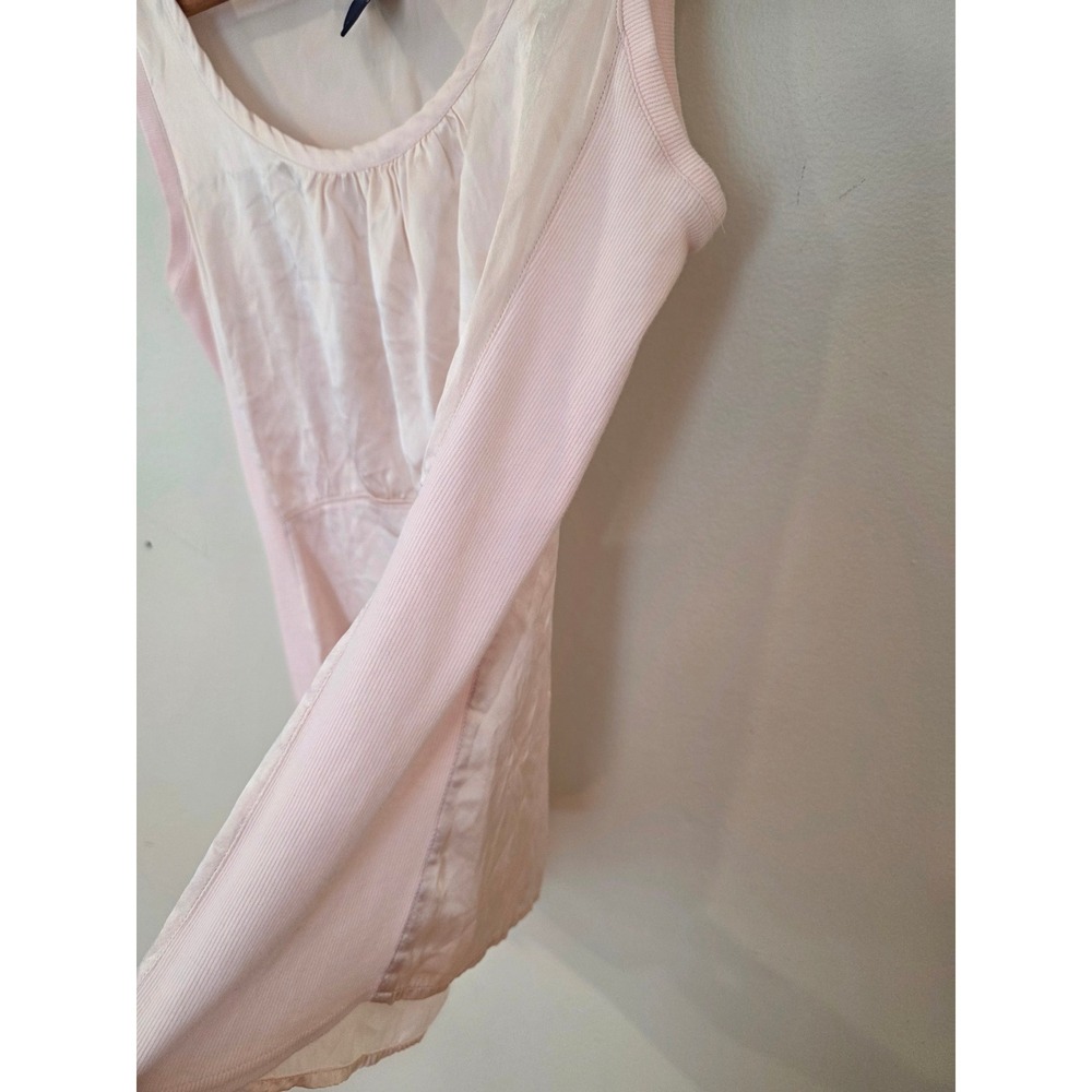 Gap Maternity Silk Tank Top Pink Empire Waist Sleeveless Small - Picture 5 of 7